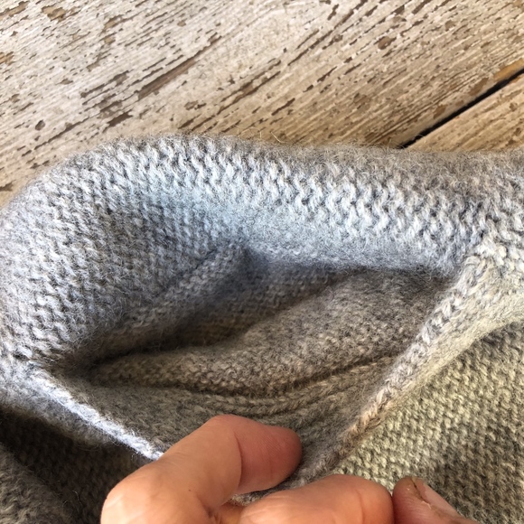 JILLY KNITS wool pocket cardigan sweater/beautiful - Picture 2 of 8